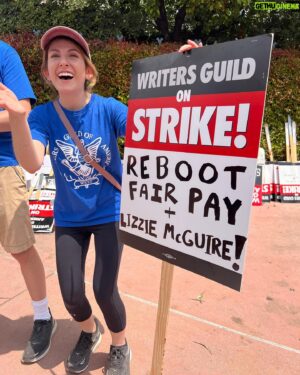 Jake Thomas Instagram - Walked the picket line at Disney today as SAG members in support of our WGA brothers and sisters! #wgastrong #sagstrong