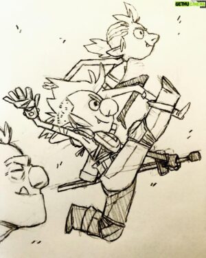 Jake Wyatt Instagram - been watching the slime anime and it made me wanna draw cute goblins