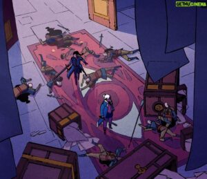 Jake Wyatt Instagram - crop from this week's necropolis update (link in bio)