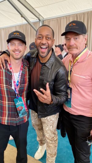 Jaleel White Instagram - Just a coupla meth dealers no biggie 😏 @bryancranston @aaronpaul 🫡  #howboutthathalftimeshow tho ?