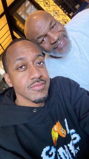 Jaleel White Instagram - When certain individuals ask, “Are you gonna finish that?” 🍟 👀 you just pass your plate 🍽  no questions, no resistance 🤷🏽‍♂️ #lunch and smoke sesh with @miketyson Another check off the ol bucket list ✔️