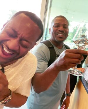 Jaleel White Instagram - Can’t say enough about wine time with this squad 🍷🍷🍷🍷🍷 the laughs really don’t stop and the bottles keep coming.  Keep it going gang 😂😂😂😂