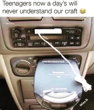 Jaleel White Instagram - What’s harder?  Texting and driving (2022) OR trying to select your next CD from the 100 disc holder album in your lap and insert that CD into this contraption— while driving?? 🤷🏽‍♂️ #ninetiesproblems 😭😭😭 #rp @mistapeabodie

Whoever made this — pls learn how to spell nowadays 🤦🏽‍♂️