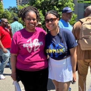 Jamaal Bowman Instagram - We’re going up against MAGA billionaires, and winning! 

Shout out to everyone who came out to knock doors, make calls & talk to voters! This weekend alone we contacted over 62,700 voters across NY-16! AIPAC can spend their millions, but on June 25th #WeDecide the future of our district, not them.