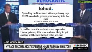 Jamaal Bowman Instagram - “Big money does not serve voters. But it does serve megadonors” - @chrislhayes

Republican billionaires are using corporate PACs to buy our district. We need to end Citizens United and get big money out of our democracy. On June 25 #WeDecide to pick the many over the money.