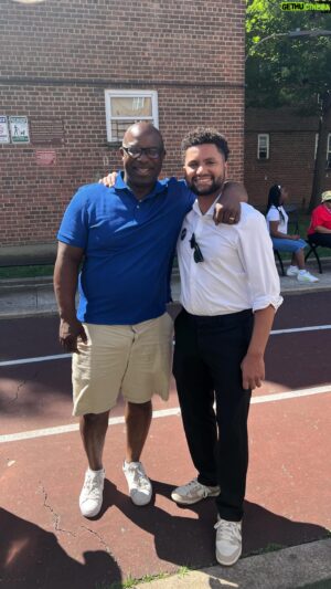 Jamaal Bowman Instagram - We were out in Edenwald today with my man @maxwellfrostfl! 

We’re working with our community to fight for public housing, to fight for violence prevention and to fight for the people! 

On June 25th #WeDecide the future of our communities.