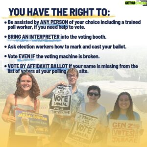 Jamaal Bowman Instagram - It’s election day!

It’s going to take all of us, coming together, to stand up to AIPAC and their right-wing megadonors. Make your plan to vote and make sure your friends, family, and anyone you know in NY-16 is voting too!

Learn how to vote and join us at the link in my bio!