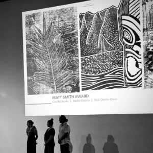 Jamaica Heolimeleikalani Osorio Instagram - Proud partner moment. Today @malialia was awarded a prestigious arts award at UHmānoa, the Matt Smith Award in Printmaking. 

Malia is a typical artist activist. She prefers not to be the center of attention, and rather fade into the background while pumping out critical activist art/posters to honor and support our movement work. But I am really thrilled that her artistic excellence and passion is being recognized. 

Malia went back to school in the middle of a global pandemic, and over the last 3 years developed her art making and critique as a dean lists student all while growing, birthing, and raising two incredibly beautiful children. I know in the end, Kaleiwohi and Leialoha will be our most precious creations. But it is wonderful that along the way we will be surrounded and inspired by malia’s beautiful and powerful art. 

I love you @malialia, we are so proud of you. Stop telling people this isn’t a big deal, cuz it is. 
You are my favorite artist.