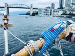Jamaica Heolimeleikalani Osorio Instagram - @hokuleacrew leg 6 of the #moananuiākea voyage. 

We were in Vancouver / Granville island for the last few days. Today in the early hours of twilight we pushed away from Granville island and began our journey towards Salt Spring Island. When we arrive we will@be greeted by the Wsanwc peoples and some kanaka too! Cant wait! 

Here’s some photos from the last stop. Mostly pictures I’ve taken for Kaleiwohi with her favorite doll Hau(wahine). But also a picture of an aunty (Kau’i) I met in Vancouver who grew up with my ‘Ohana in Keaukaha. She said she remembers my great grandmother. Kūpaianaha nō. 

No matter where we are we’re all thinking about home and our Ohana who have been suffering in the wake of these fires. I am inspired by the way our community has come together yet again to support the needs of our people while our local government and federal agencies take their damn time.. doing god knows what. Another reminder that we got us, always. No matter what.