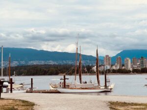 Jamaica Heolimeleikalani Osorio Instagram - @hokuleacrew leg 6 of the #moananuiākea voyage. 

We were in Vancouver / Granville island for the last few days. Today in the early hours of twilight we pushed away from Granville island and began our journey towards Salt Spring Island. When we arrive we will@be greeted by the Wsanwc peoples and some kanaka too! Cant wait! 

Here’s some photos from the last stop. Mostly pictures I’ve taken for Kaleiwohi with her favorite doll Hau(wahine). But also a picture of an aunty (Kau’i) I met in Vancouver who grew up with my ‘Ohana in Keaukaha. She said she remembers my great grandmother. Kūpaianaha nō. 

No matter where we are we’re all thinking about home and our Ohana who have been suffering in the wake of these fires. I am inspired by the way our community has come together yet again to support the needs of our people while our local government and federal agencies take their damn time.. doing god knows what. Another reminder that we got us, always. No matter what.