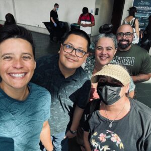 Jamaica Heolimeleikalani Osorio Instagram - Moananuiākea (day one) & protecting Oceania (day two). Gave my keynote today. Said some stuff that desecrated sovereignty and no one booed me offstage (win). Got finger waged by an old Zionist (also win— cuz I love making Zionists look silly). Got to talk with other wahine from the pacific about decentering men and disrupting non radical spaces (win). Got to see/ take some photos with people I love but have no real documentation of our pilina 😂. And Got to share all these experiences with my keiki & then blew their minds by showing them the wa’a and star compass in festival village (majah revolutionary mom win). Mahalo to the organizers and to my partner @malialia — through whom all wins are possible 😂🖤

 Mana’o of the day: 
1) be a gender terrorist 
2) the people are ours. We are their refuge. 
3) “forget hope. I have rage” -DR. MELINDA MANN
