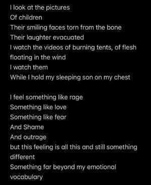 Jamaica Heolimeleikalani Osorio Instagram - When your children ask, what you did as a genocide unfolded in real time before us… i will tell them the truth. I will make a spectacle of your cowardice. I will tell them what it was like to watch children burn on my timeline while you hid in your barbaric silence.