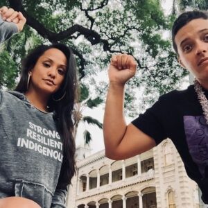 Jamaica Heolimeleikalani Osorio Instagram - ʻOnipaʻan over the years 🖤✊🏾 today I’m Celebrating more than 131 years of resistance to American imperialism and white supremacist bullshit. 

Wishing everyone a powerful day of commemoration of the 131 anniversary of the illegal overthrow of our kingdom. Let us not forget that to resist American control here means we must resist American (and European) imperialism and militarism everywhere. Remember that when Kumu Haunani said “we are not American” she also spoke of the wrongful occupation of Palestine in the same breath. Remember that our ea is tied to their ea. that none of us are free until all of us are free.