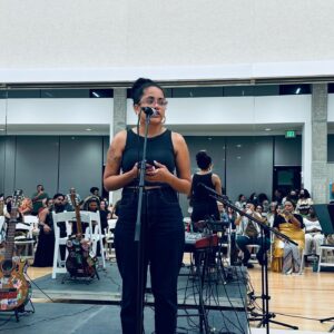 Jamaica Heolimeleikalani Osorio Instagram - “The poets (by which I mean all artists) are finally the only people who know the truth about us.” - James Baldwin (via sister @terisasiagatonu )

I am in awe of what it means to stand among these truth telling trouble makers. I know for sure that many of us will remember tonight for the rest of our lives. From the hale, to (the) kahulileole’a, to the the audience — legends among them, to the artists on and off stage… the evening was pure love and perfection. Mahalo to @olapakauwila.wilz , aunty @vicky_takamine and the whole @paifoundation team for making this dream a reality. 

In the end, brother @izikfamous said it best, “I love you, I love you, I love you, I love you”

All of you.