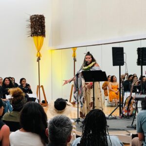 Jamaica Heolimeleikalani Osorio Instagram - “The poets (by which I mean all artists) are finally the only people who know the truth about us.” - James Baldwin (via sister @terisasiagatonu )

I am in awe of what it means to stand among these truth telling trouble makers. I know for sure that many of us will remember tonight for the rest of our lives. From the hale, to (the) kahulileole’a, to the the audience — legends among them, to the artists on and off stage… the evening was pure love and perfection. Mahalo to @olapakauwila.wilz , aunty @vicky_takamine and the whole @paifoundation team for making this dream a reality. 

In the end, brother @izikfamous said it best, “I love you, I love you, I love you, I love you”

All of you.