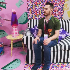 James A. Janisse Instagram - Went to VidCon. Wound up in a St. Vincent music video.