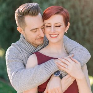 James A. Janisse Instagram - Happy Valentine's Day to my fiancee @carebecc, with whom I got these lovely engagement pictures taken by @maxtepperphoto! This is our year, baby!