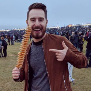 James A. Janisse Instagram - The weather's not great (and neither is the venue) but this potato on a stick is dooope. Can't wait for Incubus and, more importantly, SYSTEM OF A DOWN later! At the Drive-In is up first though