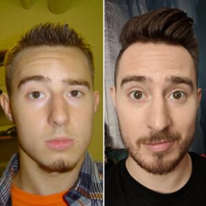James A. Janisse Instagram - Suuuuper late on this but here's me as a brand new college freshman in 2007 and from just a few minutes ago - so a little more than the #10yearchallenge but still serves the same function I suppose.