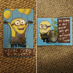 James A. Janisse Instagram - @carebecc is the best nurse / fiancee ever (even if this card almost made me laugh which is a big no no)