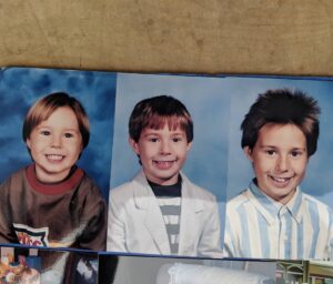 James A. Janisse Instagram - Helping my mom move and found some pictures chronicling my hair throughout childhood