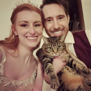 James A. Janisse Instagram - Lucy cat on the night of her parent's wedding