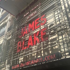 James Blake Instagram - Night 2. Thank you Paris!