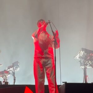 James Blake Instagram - Glastonbury you were beautiful. My favorite show in a LONG time. Love to everyone who came to see us in a packed out Woodsies tent, and also the iPlayer contingent 😘

1. @prada 

2. The first singalong of many

3. I stand up now - I’m as surprised as you are

4. @santandave popping out with us at Glastonbury like the legend he is

5. My love

6. Watching the genius of Mike Skinner with @disgracecampbell , halloumi-in-cheek

7. Pre-show luck wish

8. Thrown Around

9. The goal that saved the day #thrownaround

10. At the end of the day it’s just us @mrassister @airheadmusic

📷 @joshinfilm