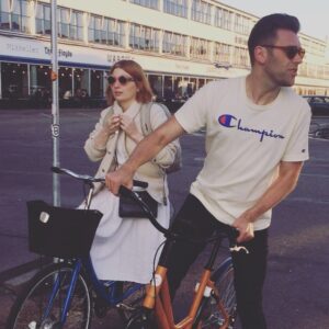 James Cooper Instagram - My ride or die. My sister from another mister. My Helga.
