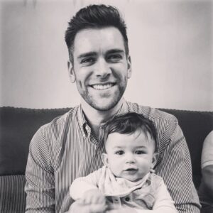 James Cooper Instagram - He’s ONE 🎂 I’ve used B&W to hide his wrinkles