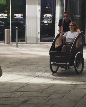 James Cooper Instagram - Miss Levine doesn’t do walking. 
Having a lovely ol’ time in Copenhagen - thanks for the swanky rooms @hotelsdotcom #PornoLive #spon