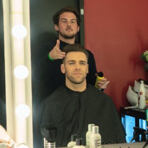 James Cooper Instagram - Our @hbo #MyDadWroteAPorno comedy special airs TOMORROW at 10pm. Making my quiff structurally sound can take upwards of 24 hours, which is why I’m starting now. (Hair stylist is Will by the way - he’s ace)