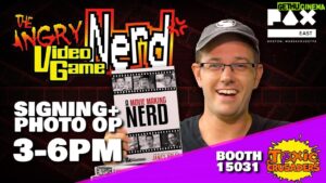 James D. Rolfe Instagram - If you’re at PAX East, I’ll be signing today. 3pm at the Toxic Crusaders booth!

#paxeast #jamesrolfe #avgn
