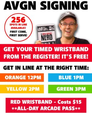 James D. Rolfe Instagram - My signing is tomorrow from 12 to 4pm at the @RetrowareArcade in Lansdale, PA. The store opens at 10am, and they’re doing timed wristbands for autograph slots. They are first come, first serve! So gotta get there early. See you there!!