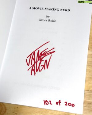 James D. Rolfe Instagram - Get a signed copy of my book now on @retrowaregames! Only 200 signed copies available so get yours now! https://retroware.com/products/signed-a-movie-making-nerd-paperback