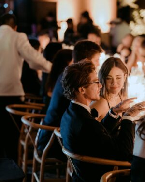 James Ford Instagram - Nervously speaking at my very sweet friends’ wedding cut to absolutely ripping on the dance floor