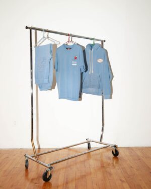 James Ford Instagram - My name is James Ford. I make clothes. I just made some new clothes. I call them, “Grandma’s Kid”. I designed them so I could have something to wear the felt like me, but that my Grandma would also like. I hope you like them, I hope your Grandma likes them. Ask me anything about the design or creative process and I’ll answer in the comments 🫶🍓. A good question would be “why is there a strawberry named Gary”