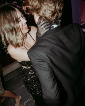 James Ford Instagram - Nervously speaking at my very sweet friends’ wedding cut to absolutely ripping on the dance floor