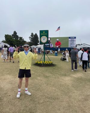 James Ford Instagram - Watching “Cashmere” Keith tee off at the US Open. Happy Father’s Day from Lionel Ritchie’s House at the 4th hole ⛳️ !
