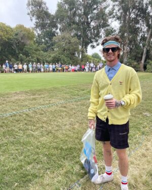 James Ford Instagram - Watching “Cashmere” Keith tee off at the US Open. Happy Father’s Day from Lionel Ritchie’s House at the 4th hole ⛳️ !