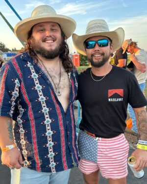 James Huling Instagram - Calf Fry got Rowdy! 🤘🏽 #calffry2023 #tannerursey #kameronmarlowe #mikeryanband #stillwaterok #tumbleweeddancehall #chubbiesshorts discount code in my BIO.