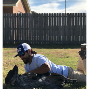 James Huling Instagram - I wish I could text my dog! 🐶 “Find someone that looks at you the way Sadie looks at me”. @taylorlevy6 •
Happy (Early) Thanksgiving 🦃 Hope Everyone has safe travels!!!!
•
•
•
•
#mansbestfriend 
#texasblueheelers 
#heelergram 
#texas
#itsadogslife
#happypup
#resistol
#photoshoot
#happythanksgiving 
#turkey