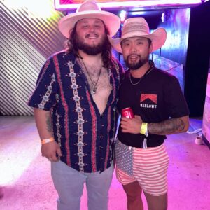 James Huling Instagram - Calf Fry got Rowdy! 🤘🏽 #calffry2023 #tannerursey #kameronmarlowe #mikeryanband #stillwaterok #tumbleweeddancehall #chubbiesshorts discount code in my BIO.