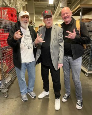 James Jude Courtney Instagram - These guys look familiar! The Alpha and The Omega and The Carpenter in between! 🔪🔪🔪
