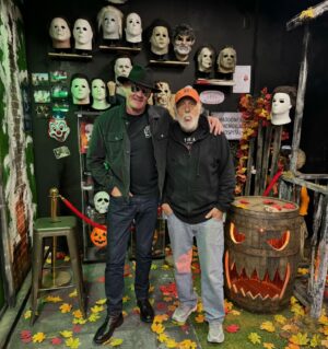 James Jude Courtney Instagram - Halfway to Halloween day 2 about to kick off 🔪🔪🔪
Screamers Costumes is THE place!!