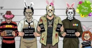 James Jude Courtney Instagram - Happy Easter y’all! 🔪 🔪 🔪