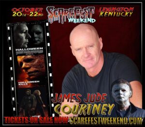 James Jude Courtney Instagram - ScareFest Weekend is very excited to welcome JAMES JUDE COURTNEY to Kentucky this October!  James Jude Courtney, also known as James Courtney, is a US film actor and stuntman. He was 'Der Kindestod' in the popular television series Buffy the Vampire Slayer. Other credits include Firearm and Babylon 5. In 2018 he acquired the role of Michael Myers in the 2018 reboot of the film Halloween. He will also be reprising the role in the 2020 Halloween: Kills and the 2020 Halloween: End.
Courtney was also known as film producer and co-founder of the Melliti Brothers Productions.

TICKETS ARE NOW ON SALE!
TICKETS FOR SCAREFEST WEEKEND 15 ARE AVAILABLE AT:
https://scarefestweekend.com/home/tickets/

CHECK OUT OUR GROWING GUEST LIST AT:
https://scarefestweekend.com/scarefest-15-guests/

Professional Photo Ops will be up for sale soon! 

Please help us get the word out to fans! Please LIKE and SHARE this announcement. 
#thescarefest #scarefestweekend #halloween #horror #paranormal #lexingtonky #horrorcon #halloween #michaelmyers #spooky #cosplay #horrormovies #horrorart