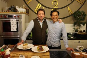 James Martin Instagram - So thrilled to be back on @saturdayjamesmartin this Saturday morning at 9.30am!! I had a fabulous day meeting @chefronniem and @the_yorkshire_forager and of course fun in the kitchen with the one and only @jamesmartinchef cooking my version of a Roti John.  Thank you to the whole team. 😁❤️ #jamesmartin #itv #malaysianfood #cornwallfoodie #cornwallliving