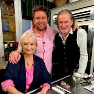 James Martin Instagram - 30 years ago…Ready Steady Cook line up… Lesley, Paul and Nick in the house 🫑🍅