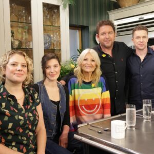 James Martin Instagram - @jamesmartinchef is joined by @gabyroslin, @jamestanner01, @littlechefsally and chocolatier @gabriellacugno from 9.30am tomorrow! Delicious sweet treats, cream of onion soup, guinea fowl, mackerel and Scotch Eggs are all on the menu! @itv